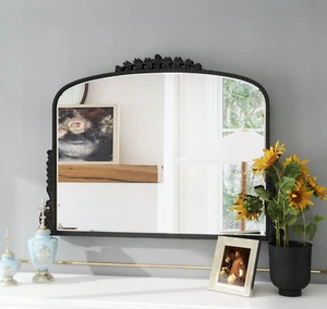 SHYFOY Antique Wall Mirror 23"X36"Black-Gold Mirrors for Living Room Wall Decor - Picture 1 of 10