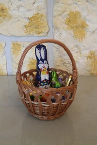Cesta de Pascua cesta de niños cesta de regalo cesta de la compra cesta de mimbre cesta de pasto nueva - Imagen 1 de 5