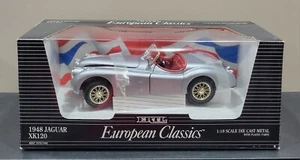 1/18 Ertl European Classics Silver 1948 Jaguar XK120 - Picture 1 of 7