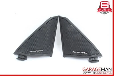 10-16 Mercedes W212 E350 Front Right & Left Door Panel Tweeter Speaker Cover Set - Image 1 of 4