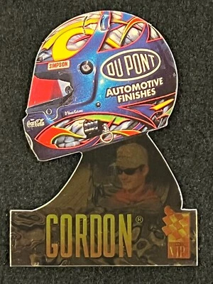 1996 Press Pass VIP Head Gear Die Cuts #HG3 Jeff Gordon - Image 1 of 2