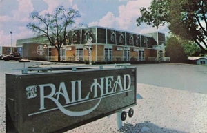 Vintage The Railhead Restaurant Dallas Texas TX Twin Hills Ave Postcard - Picture 1 of 2