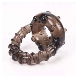 Silicone Penis Cock Ring For Men Longer Harder Stronger Erection Adults Sex Toy - Picture 1 of 11