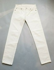 DENIM & SUPPLY RALPH LAUREN WHITE SKINNY STRETCH JEANS SIZE 24 X 32 #AA
