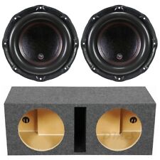 Audiopipe TXX-BDC1-12 Dual 12 Inch 2400W Car Subwoofer Box Package