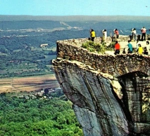 Rock City Lover's Leap Lookout Mountain Attraction GA TN Vintage Postcard - Picture 1 of 3