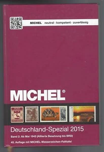 Michel Alemania Especial 2015 Tomo 2, desde 1945 Catálogo Sellos,1406 Páginas - Imagen 1 de 2