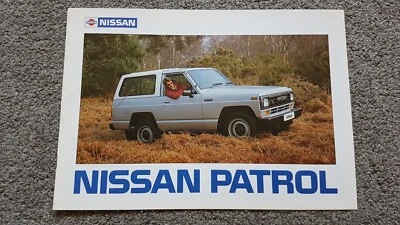 NISSAN PATROL SALES BROCHURE 1984 - Image 1 of 4