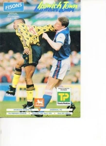 Ipswich Town v Arsenal 1992/93 Premier League - Picture 1 of 1