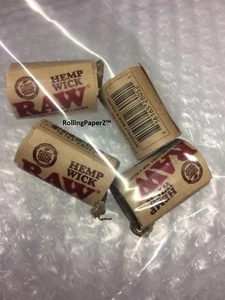 4x10 FT = 40 FEET of RAW Rolling Papers HEMP WICK Natural Hemp & Beeswax - Picture 1 of 1
