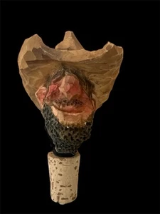 Spit N Whittle 1998 Korken Flaschenverschluss signiert Chris Hammack Snuffy Wrangler S11 - Bild 1 von 6