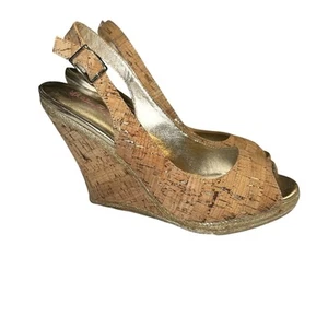 Lilly Pulitzer Krisie Kork Keilabsatz 3" Größe 8 - Bild 1 von 8