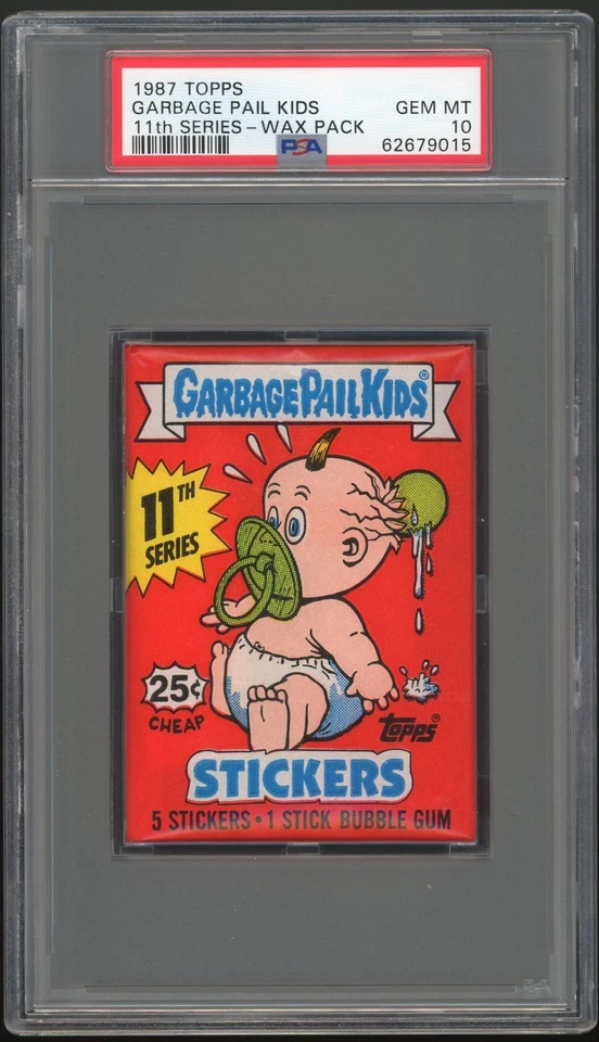 Topps Garbage Pail Kids 11th Series Wax Wrapper 1987 "just Wrapper"