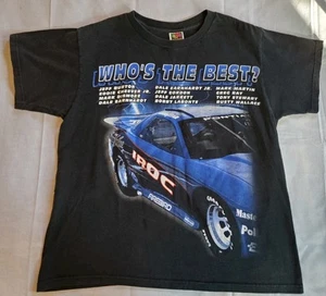 Vintage 90s IROC Racing Who's The Best Pontiac Firebird Double Sided T-Shirt MED - Picture 1 of 8