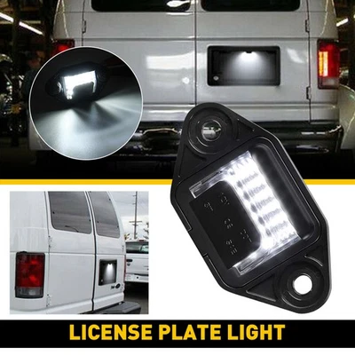 Lámpara de matrícula LED blanca 6000 k para Ford E-450 Super Duty 1996-2007 Foto 1 de 4