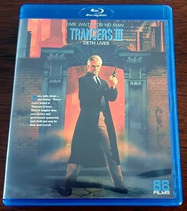 Trancers III Deth Lives 1992 Blu Ray 88Films OOP Reg B Tim Thomerson Helen Hunt - Imagen 1 de 3