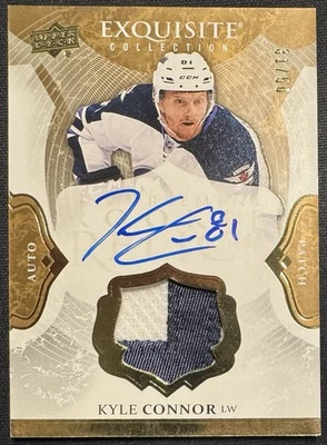 KYLE CONNOR Jets 2016-17 UD The Cup Exquisite Collection Rookie Auto Patch /50 - Image 1 of 2