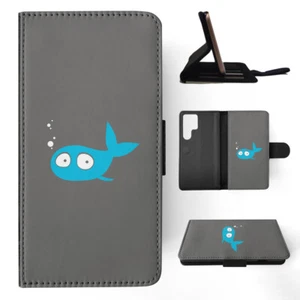 FLIP CASE FOR SAMSUNG GALAXY|MINIMALIST FISH - Picture 1 of 120