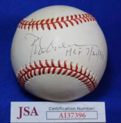 Rod Carew HOF 91 JSA COA Autograph American League Signed Baseball - Image 1 of 2