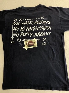 Vintage No Fear Football Graphic T Shirt Large Funny Everyday Blue Sports Tee - Picture 1 of 4