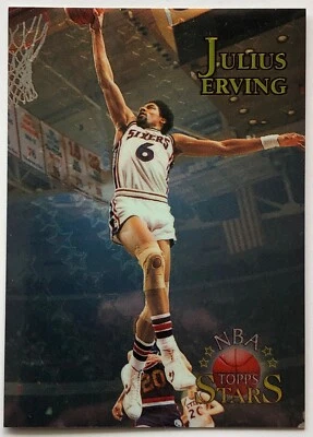 JULIUS ERVING 1996-97 Topps NBA Stars #115  PHILADELPHIA 76ERS  *Free Shipping* - Image 1 of 2