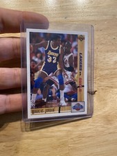 Michael Jordan Magic Johnson Vintage Collector Card Last Dance 1991 Upper Deck