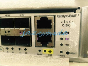 ONE USED WS-C4948E-F 48 PORT CATALYST SWITCH CISCO - Afbeelding 1 van 1