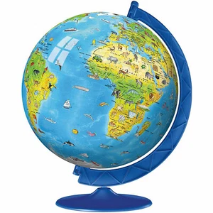 New Ravensburger Children's World Globe 3D Puzzle - 180 Pieces - Picture 1 of 2