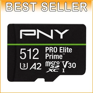 512GB microSD Card - Magnet Proof, Waterproof, Shock Proof - 4K UHD Performance - Picture 1 of 10