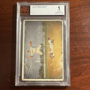 1953 Bowman #33 Peewee Reese GRADED BVG Beckett 1 HOF Brooklyn Dodgers Card RARE