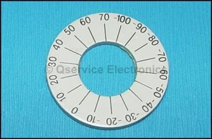 1 STCK. HP Agilent Zifferblatt mit Markierungen - 100 db bis 70 db Ref. Q000012 - Bild 1 von 1