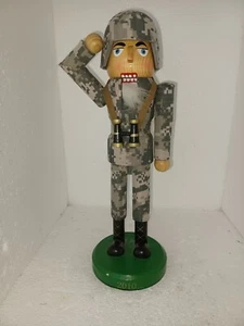 2010 Wooden Soldier Camo Nutcracker Limited Edition 26610/35251 gebraucht - Bild 1 von 6