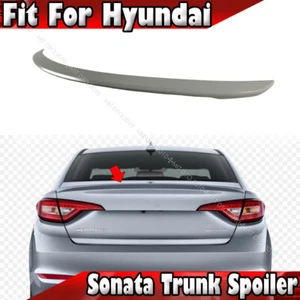 Factory Style Trunk Spoiler Fits 2015-2019 Hyundai Sonata 4D Sedan Unpainted - Picture 1 of 5