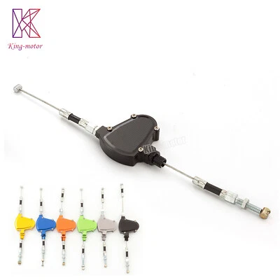 Motorcycle Dirtbike Black Stunt Clutch Pull Cable Lever Replacement Easy System - Изображение 1 из 4