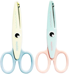 Decorative Pattern Edge Craft Scissors (2-Pack), Fancy Scissors, Suitable for Fu - Picture 1 of 4