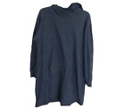 Torrid Women's 1 1X Sweatshirt Dress Gray French Terry Hoodie Plus Size Euc
