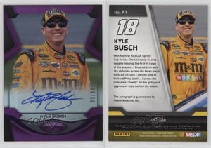 2016 Certified Certified Signatures Mirror Purple /10 Kyle Busch #KY Auto