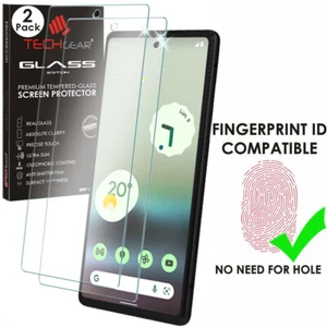 2x TECHGEAR Finger ID VIDRIO TEMPLADO Protectores de Pantalla para Google Pixel 6a (5G) - Imagen 1 de 8