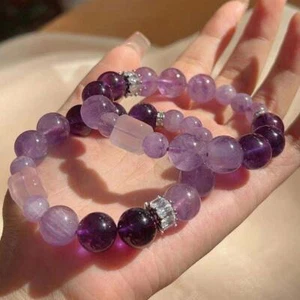Purple Bracelet Energy Guardian auspicious gift D4T6/ - Bild 1 von 14