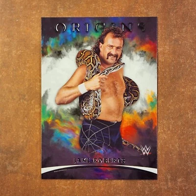 2-12-30 PWE . 2022 wwe chronicles origins #136 jake the snake roberts - Image 1 of 2