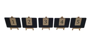 TABLE NUMBERS ON EASELS - Picture 1 of 7