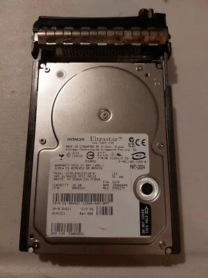 36GB Hitachi Ultrastar IC35L036UCDY10-0 08K0312 Ultra320 SCSI 80-pin SCA Drive  - Image 1 of 4