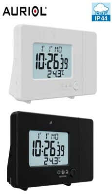 AURIOL  Funk-Projektionswecker, mit LC-Display, Innentemperaturanzeige NEU - Bild 1 von 4