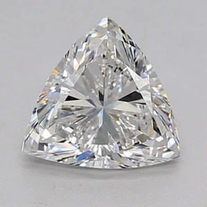 Lab-Grown 0.77Ct CVD Trillion Diamond Loose E Color, Clarity VS1, IGI Certified - Picture 1 of 6