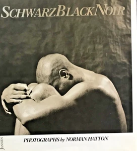Schwarz Black Noir By Norman Hatton Vintage H.C. Erotic Nude Male Photos MINT - Picture 1 of 9