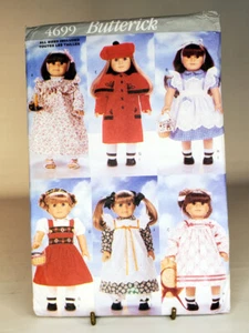 Pattern American Girl First Dolls Clothes for 18"  Doll  Butterick 4699 - Picture 1 of 2