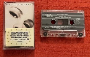 MARIAH CAREY - UK CASSETTE IN ORIGINAL SONY STICKERED JEWEL CASE - MUSIC BOX - Picture 1 of 6
