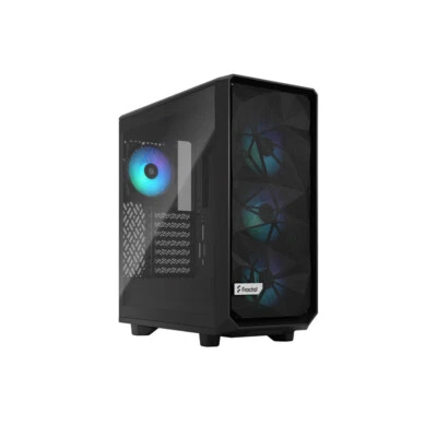 Fractal Design Meshify 2 RGB Black EATX Mid Tower Tempered Glass PC Case Black  - Image 1 of 4