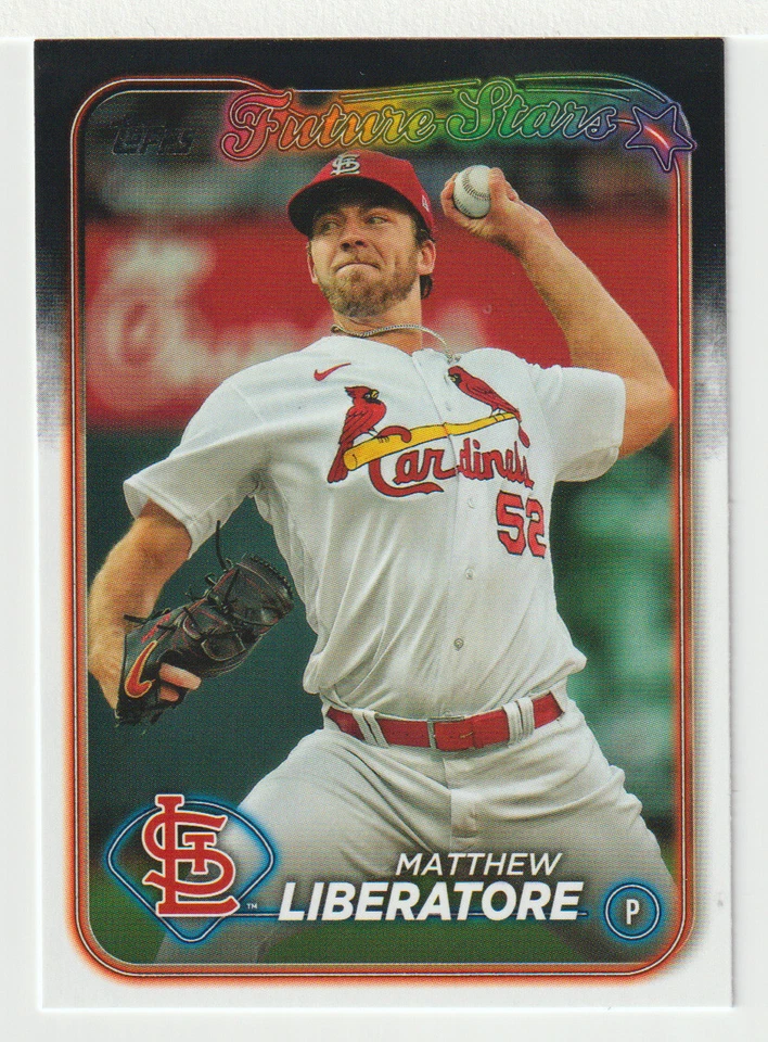 Matthew Liberatore - St. Louis Cardinals  (Baseball Card) 2024 Topps # 584 Mint - Image 1 of 1