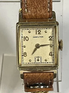 VINTAGE HAMILTON BAILEY 982 14 K GF MEN’S WATCH, WORKING! - Picture 1 of 16